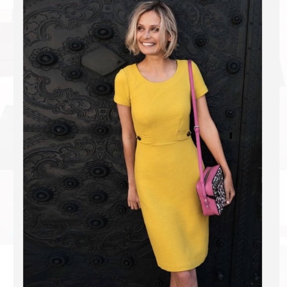 boden mustard dress